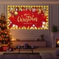 thumbnail image 6 of Christmas Garage Door Cover Christmas Garage Door Banner Outdoor Christmas Garage Door Mural Winter New Year Xmas Eve Family Party Decoration Supplies, 6 of 6