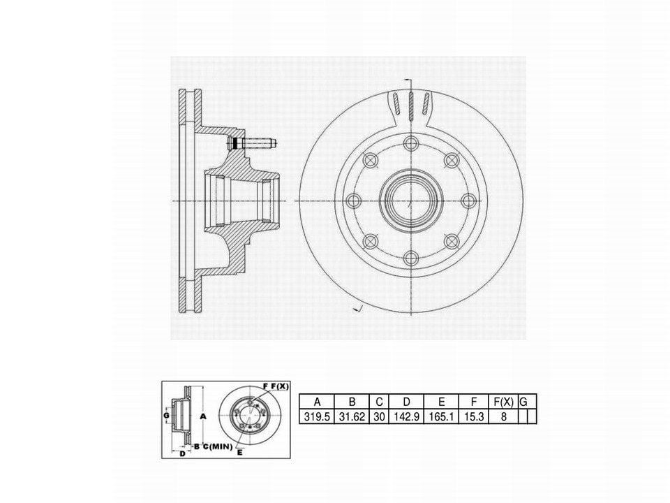 Winstop Brake Kits, Front WSK1128, Ford F-250 1990