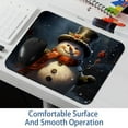 thumbnail image 6 of Snowman Square Non-Slip Rubber Bottom Printed Desk Mat Mouse Mat Gaming Mousepad Desk Pad - 8.3x9.8 Inch, Suitable for Office and Gaming, 6 of 6