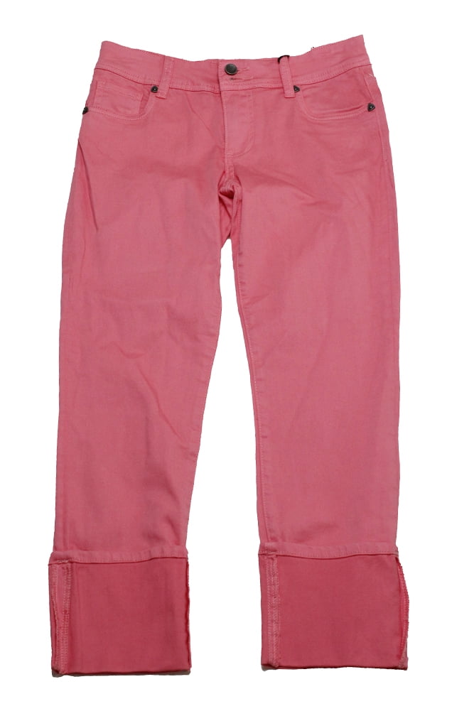 salmon pink jeans