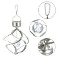 thumbnail image 3 of Mistaha Solar Powered Wind Spinner Hanging Spiral Light Solar Colorful Wind Rotating Lamp Outdoor Hanging, 3 of 8