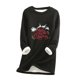 thumbnail image 1 of Sudaderas Navideñas Con Cuello Redondo Para Mujer Suéter Estampado Blusa Suelta Tops Sin Capucha Odeerbi  ODB194391, 1 of 5