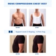 thumbnail image 5 of Lilvigor Gynecomastia Compression Vest for Men Shapewear Chest Binder Corset Crop Tank Tops Body Shaper Fajas Para Hombres, 5 of 7
