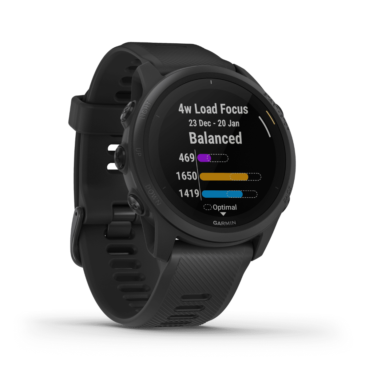 Garmin Forerunner 745, Black, Fitness GPS Smartwatch for Runners (Garmin Certified )