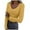 Yellow, variant on PMVFHDE Womens Tops Square Neck Long Sleeve Slim Fit Basic Shirt Ribbed Thermal Undershirt Tee Casual