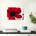 thumbnail image 4 of FUMJ -Abstract Red Pictures of Poppy Flowers Prints Canvas Art Wall Decor for Bathroom Black and Red Bedroom Pictures Contemporary Poppy Canvas Decor 20x16inch, 4 of 6