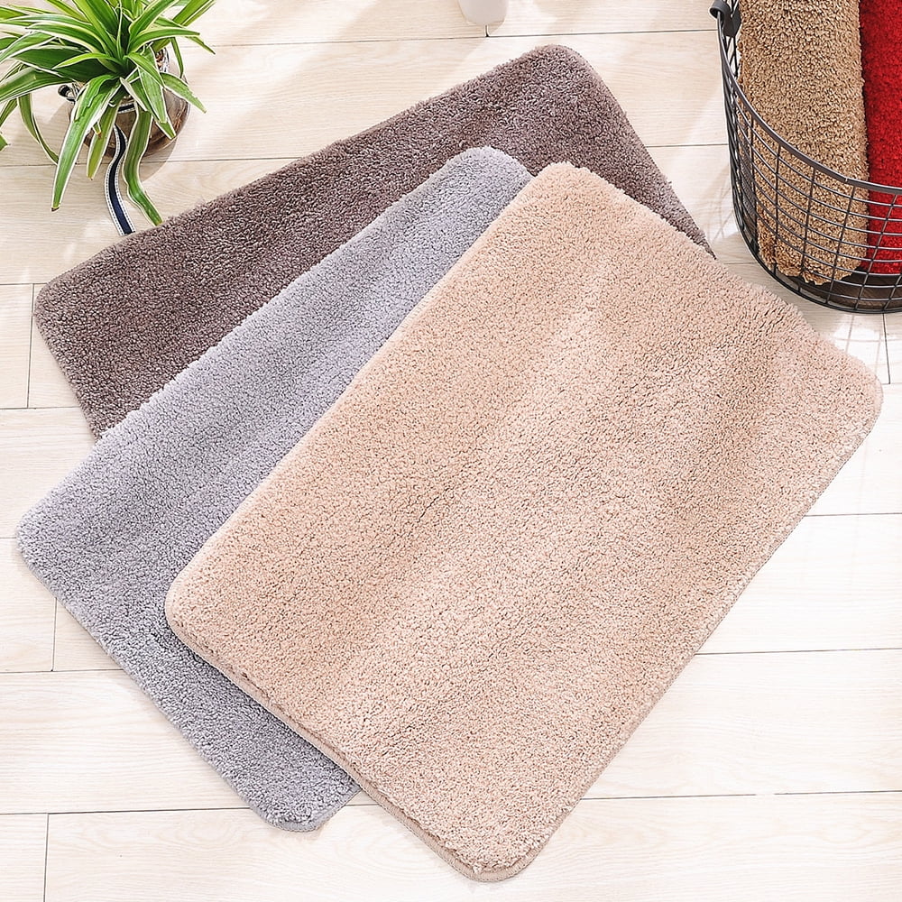 Microfiber Rug Carpet Soft Indoor Bathroom Floor Mat Antislip Water