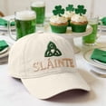 thumbnail image 4 of DAMAI Slainte Hat Unisex Slainte St. Patrick's Day Hat Irish Hats Funny St Patricks Day Baseball Cap for Women Men,White, 4 of 6