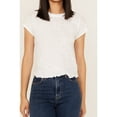 thumbnail image 3 of Free People Women's Be My  Tee White   US, 3 of 4
