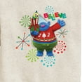 thumbnail image 3 of Trolls Movie - Christmas - Believe - Biggie - Toddler And Youth Crewneck Fleece Sweatshirt, 3 of 5