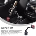 thumbnail image 3 of maskred Car Cupholder Phone Holder Mount Cellphone Extension Stand Non-Slip Smartphone Bracket Automobile Interior Organizer Red, 3 of 6