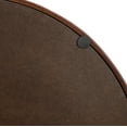 thumbnail image 4 of Kate And Laurel Lipton Modern Round Tray, 18", Dark Walnut and Gold, Decorative Accent Tray for Storage and Display, 4 of 5