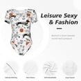 thumbnail image 6 of Naloa Halloween Dachshund Women's Short-Sleeved Onesie, One-Piece Swimsuit for Parties, dates, clubs - Small, 6 of 9