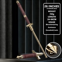 Arcticwind 1pc Collapsible Metal Single Trekking Pole - Lightweight Hiking Stick for Women, Men & Seniors, Adjustable Walking Sticks for Hiking,Balance Support, Camping & Outdoor Activities