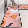thumbnail image 2 of Kitchen Rugs Sets Of 2,Pastel Halloween Pattern Anti Fatigue Kitchen Mat Rugs Non Slip Washable,Decorative Kitchen Floor Mats for Kitchen,Sink,Laundry,17"x47"+17"x47", 2 of 5