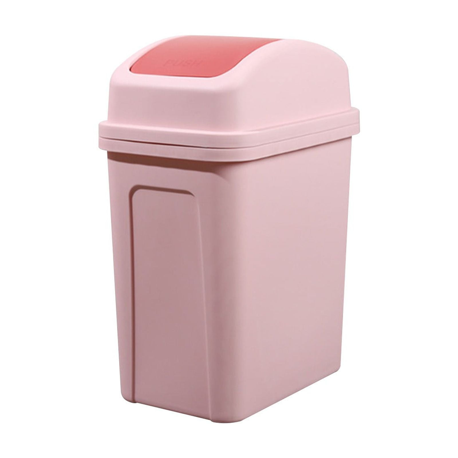 Clearance! Under $10 Bathroom Trash Can with Lid 5.5 Plastic Garbage Can with Lid Waste Basket Trash Garbage Dog Proof Trash Can for Bathroom Kitchen L