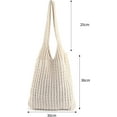 thumbnail image 2 of CoCopeaunts Women's Shoulder Handbags Hand crocheted Bags large Shoulder Shopping Bag tote bag aesthetic cute tote bags, 2 of 6