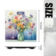 thumbnail image 2 of Bathroom Scale, Highly Accurate Digital Body Scale,Precisely Measures Weight up to 400 lbs-Watercolor Painting Of Colorful Wildflowers In Vase, 2 of 4