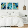 thumbnail image 2 of Americanflat Triptych Wall Art Painted Abstract Texture by Chelsea Hart - Set of 3 White Framed Prints, 2 of 3