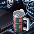 thumbnail image 6 of Christmas 40oz Tumbler– Stainless Steel Insulated Tumbler with Handle and Straw, Large Capacity Travel Cup for Hot & Cold Drinks, 6 of 7