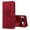 Red, variant on ELEHOLD Case for Google Pixel 8, Premium PU Leather Wallet Flip Case Folio Cover with Card Holder Kickstand,Red