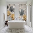 thumbnail image 4 of Spring Tulips Flower Kitchen Curtain for Berdoom Living Room Cafe 72 Inch Length, Vintage Floral Barn Doors Rustic Beige Tiers Curtains Light Filtering Drapes Window Treatment 2 Panels 52"Wx72"L, 4 of 8