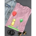 thumbnail image 3 of Pooh Bear W Balloons T-Shirt Women -Smartprints Designs, Female 5X-Large, 3 of 4