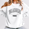 thumbnail image 2 of WEAIXIMIUNG Sweat à Rayures pour Femmes 3X Nouveau Pull à Col Rond Imprimé Lettres Manches Longues Hoodie, 2 of 6