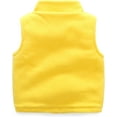 thumbnail image 3 of Warm Fleece Vest, Sweater Solid Color Zipper Sleeveless Jacket for Toddler Kids 2-8 Years, 3 of 10