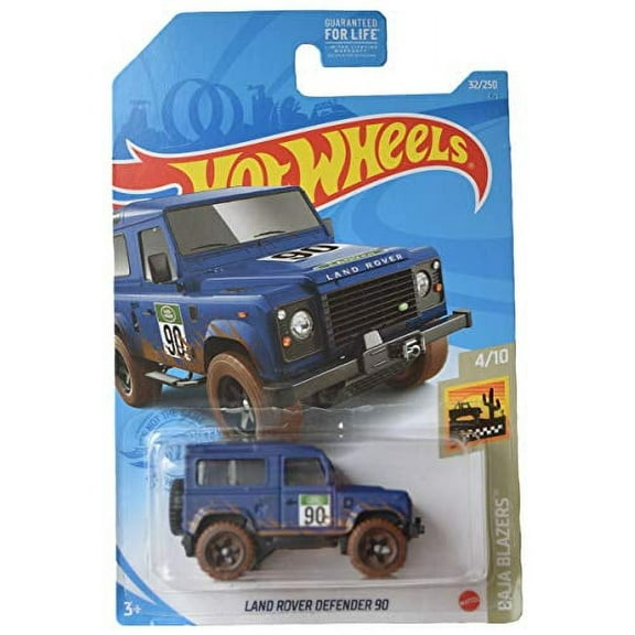 Hot Wheels Land Rover Defender 90 (Blue) 2021 Baja Blazers