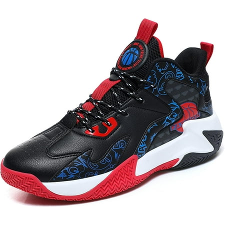 Men Basketball Shoes High Top Non Slip Womens Basketball Sneakers Comfortable Fashion Athletic Training Sport Shoes