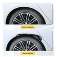 thumbnail image 3 of Wheel Arch Protector Trim Lips, Universal Fit Scratch Proof Glossy Black Wheel Eyebrow Strip  For Most Cars For, 3 of 7