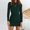 Green, variant on FRSASU Women's Long Sleeve Ribbed Knit Casual Bodycon Mini Dress Ruched Drawstring Fall Pullover Sweater Dresses Wine