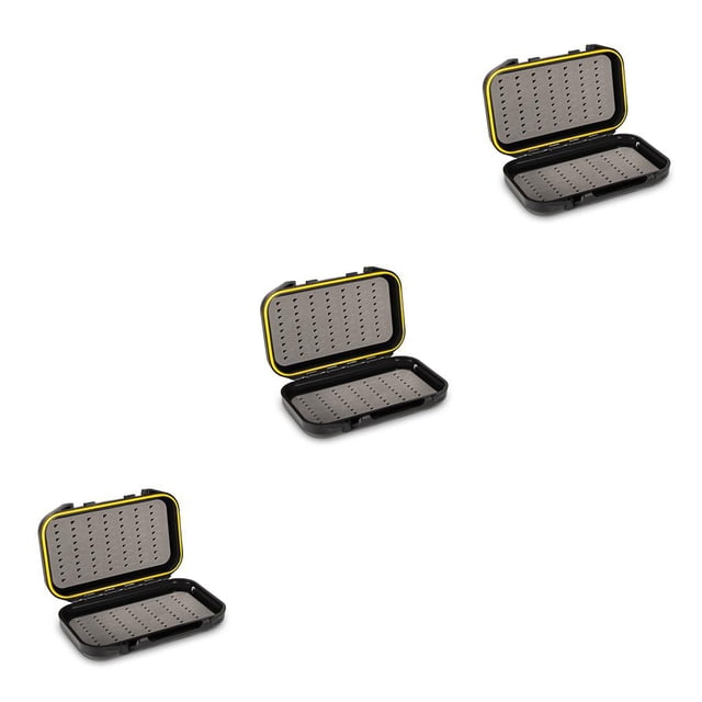 yingyy Fly Fishing Box Tool Waterproof Small Lures Holding Containers Tackle Boxes Tools Organizer Cases Angling Fitting 3Set