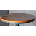 thumbnail image 5 of LOKKHAN Industrial Bar Table 38.6"-48.4" Height Adjustable Swivel Round Wood Tabletop 23.7" Dia, Kitchen Dining Office Coffee Bistro Pub Table (Aged Blue), 5 of 7