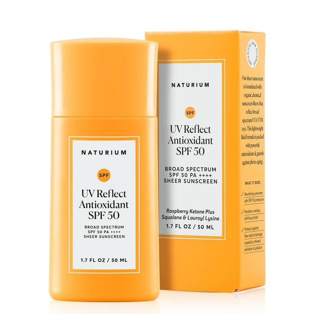 Protector solar Naturium UV Reflect Antioxidante SPF 50 50 ml