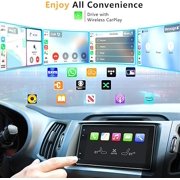 Wireless CarPlay Adapter 2024 Upgraded, Converts Factory Wired CarPlay to Wireless, Plug and Play Car Play Wireless Adapter, Compatible with iPhone Multi-User Seamless Connection(black)