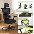 thumbnail image 3 of Ergonomic Office Chair Mesh Desk Chair with Lumbar Support and Headrest, High Back Computer Chair with Armrest and Tilt Lock, Home Office Desk Chairs for Men Women, 3 of 6
