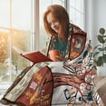 thumbnail image 3 of Book Lovers Gifts Blanket, Gifts for Book Lovers Women, Reading Blanket for Book Lovers, Librarian Gifts for Women Ideas Christmas Birthday Graduation, Book Club Gifts, Best Bookworm Gifts (50x60in), 3 of 6
