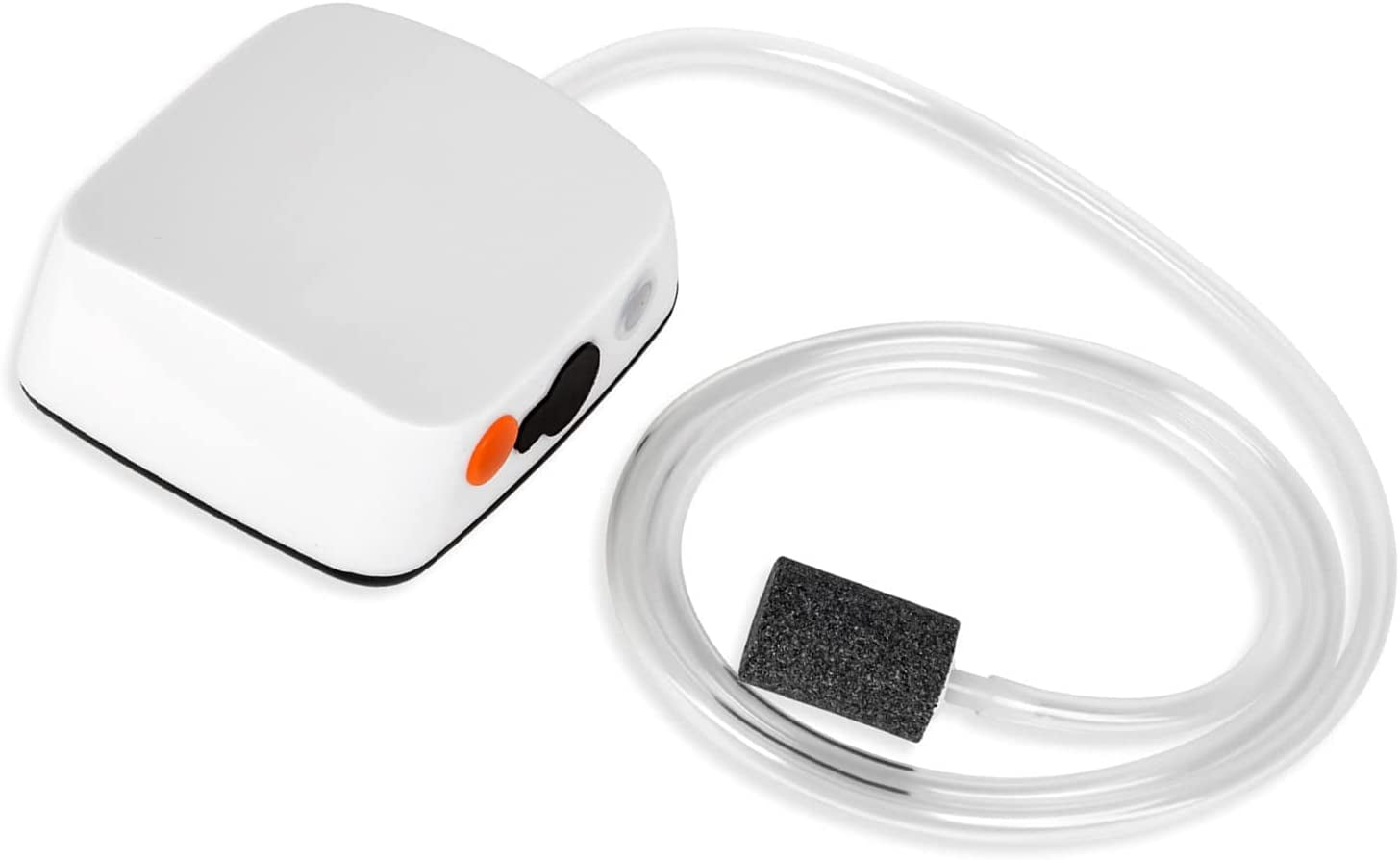 Fish Aerator Battery Powered Aquarium Air Pump,2L/min White Fish Tank