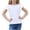 White, variant on Antinious Toddler Summer Lightweight Short Sleeve Solid Round Neck Casual Versatile Shirt,White,130