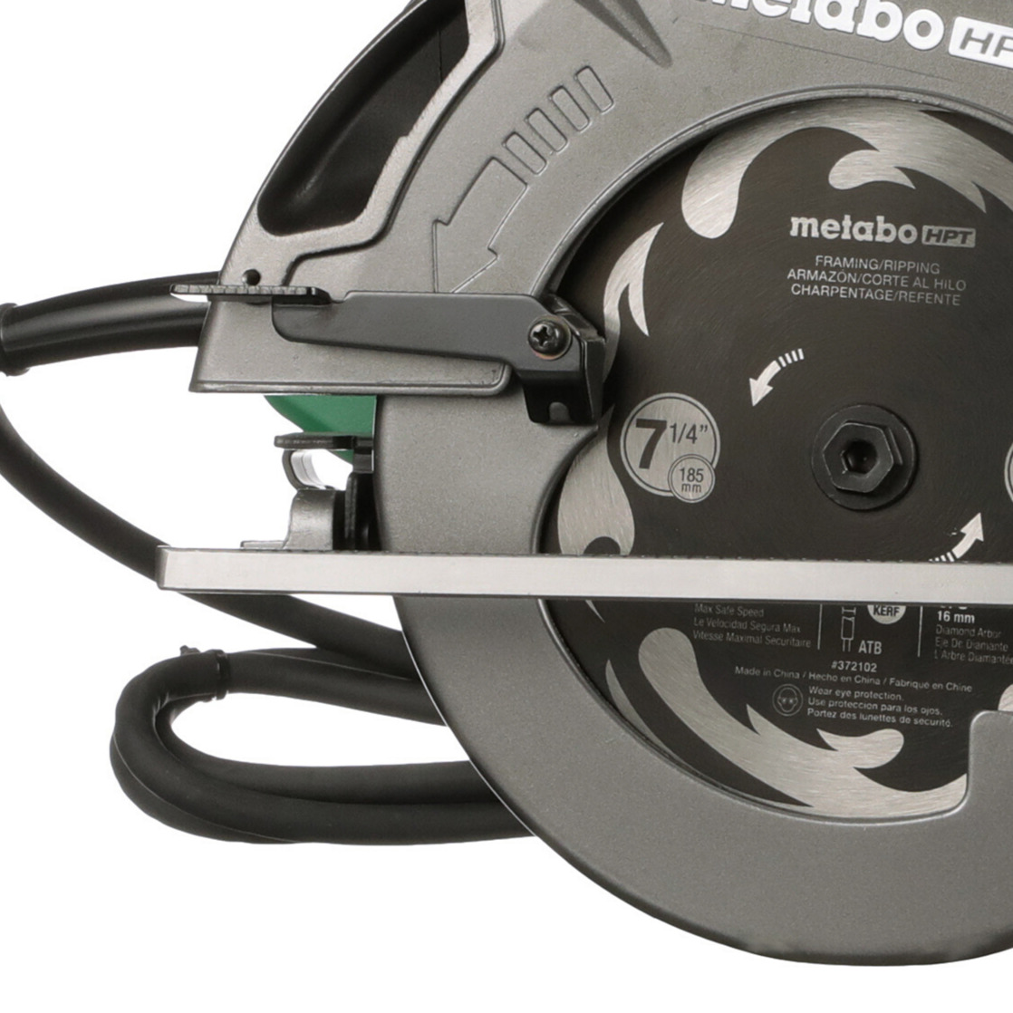Metabo HPT 7-1/4 In. Circular Saw Kit, 15-Amp, C7SB3 photo 7