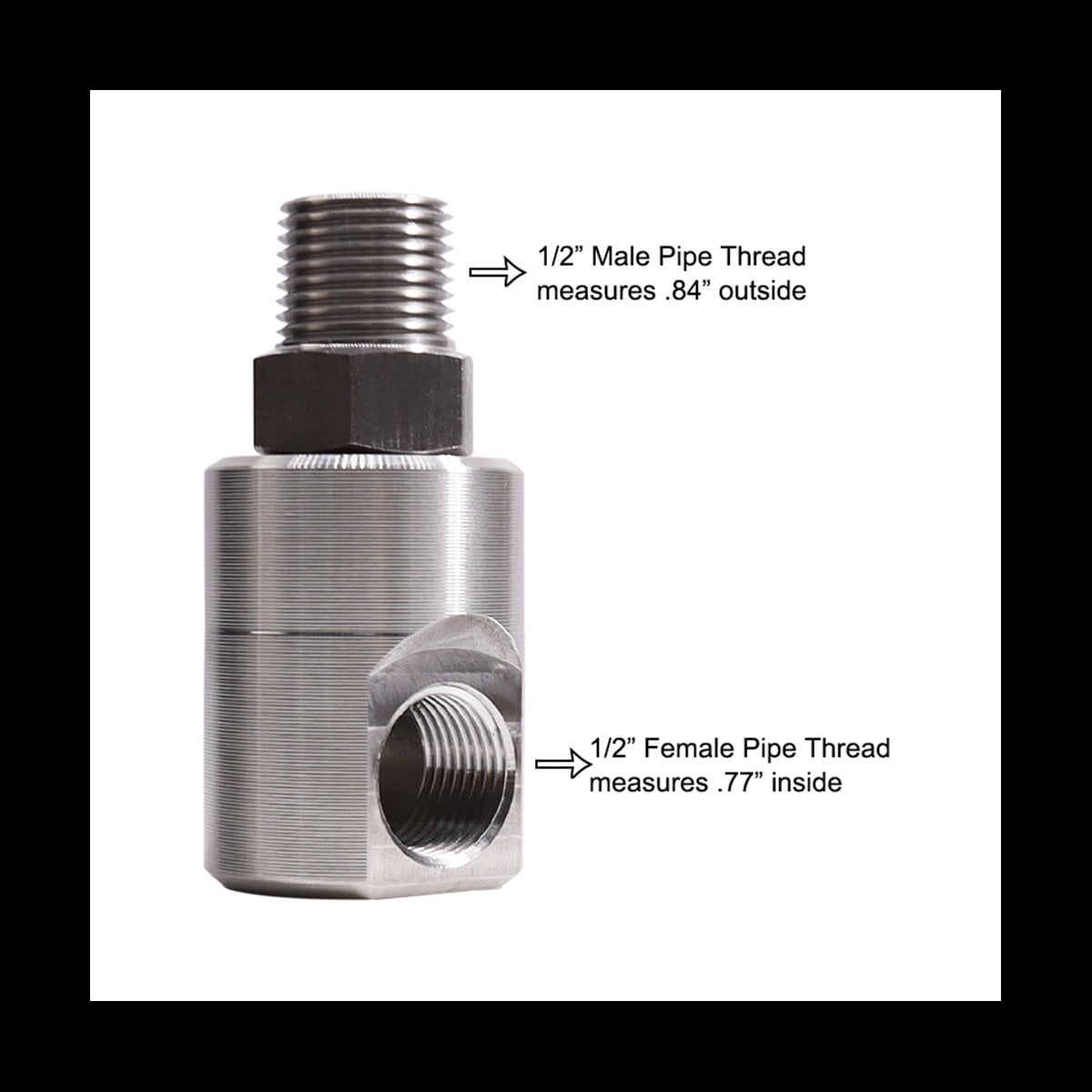 Super Swivel 1/2 Inch Heavy Duty Hose Reel Swivel - Hose Reel Component Fittings for Multiple Applications