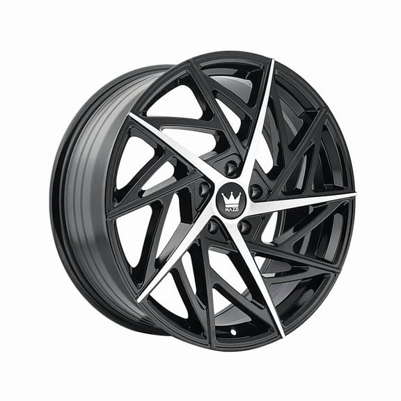 20x8.5 Mazzi 377 Freestyle Gloss Black/Machined Wheel 5x120 (35mm)