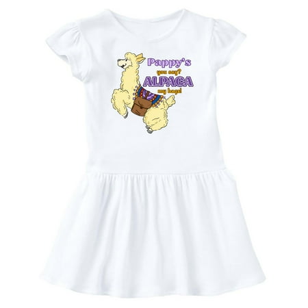 

Inktastic Cute Jumping Alpaca Pappy s You Say ALPACA my Bags Gift Baby Girl Dress