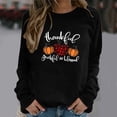 thumbnail image 2 of Sudaderas de Acción de Gracias Para Mujer Moda Casual Manga Larga Impreso Señoras Tops Odeerbi ODB204383, 2 of 5