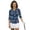 Colored Palm Trees, variant on Leopard-Print Butterfly Women's Golf Top Size 2XL Versatile Casual Long Sleeve Golf Polo Shirts with Zipper Quick Dry Athletic Tops for Workout Sports Comfortable Pullover