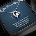 thumbnail image 4 of To my bonus Mom, Meaningful Message Card Love Knot Necklace for Birthday, Mother's Day, Christmas - Jewelry Gift box,, 4 of 5