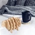 thumbnail image 4 of Sheep With Sheep Shaped Table Mat For Drinks Cup Mug Mat Home Decoration Personalize Gift, 4 of 6