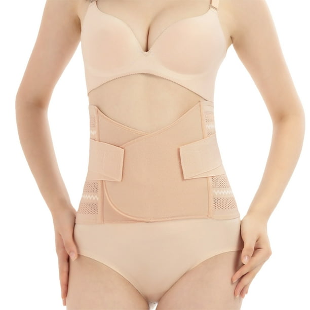 Fajas moldeadoras de cintura baja para mujer, de color liso, para realzar el abdomen y la cadera, para después del parto, con busto pronunciado.